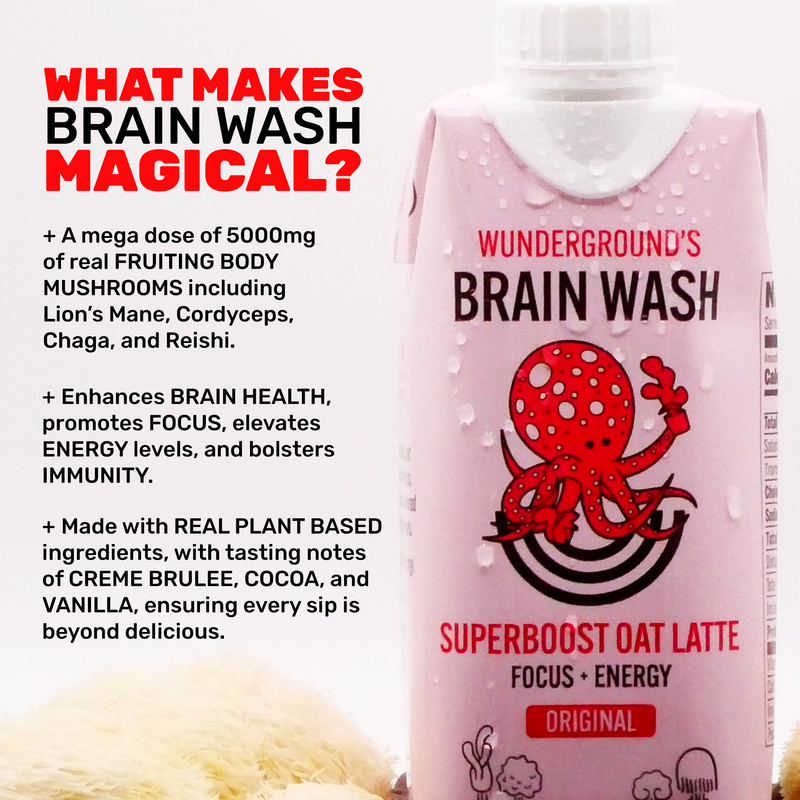 BRAIN WASH SuperBoost Oat Latte