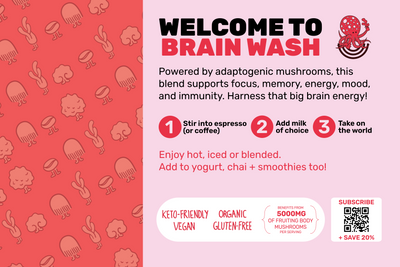Brain Wash 2 Stick Promo Card